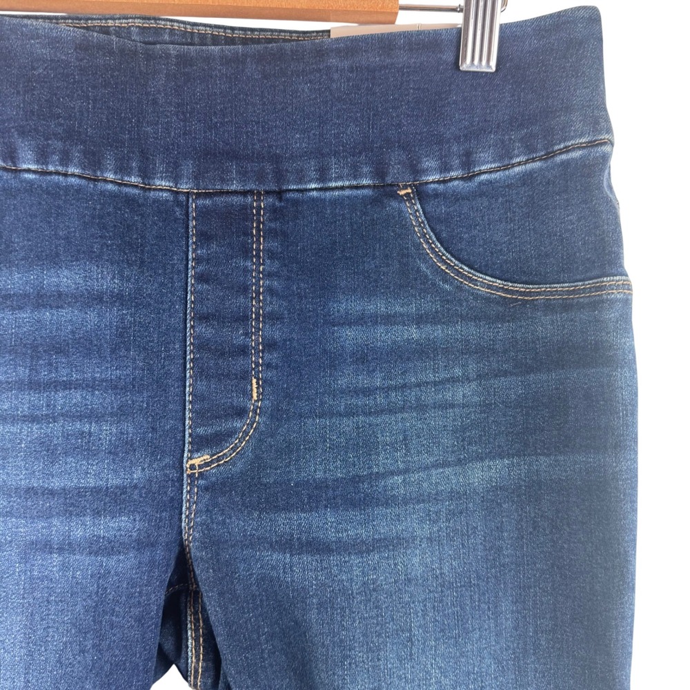Chico's Slim Leg Capri Women 2R 00R Jackson Indigo Pull On Denim Pants